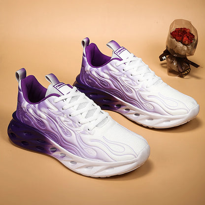 Sneaker da donna Scarpe da corsa Scarpe sportive da tennis traspiranti con suola spessa per donna