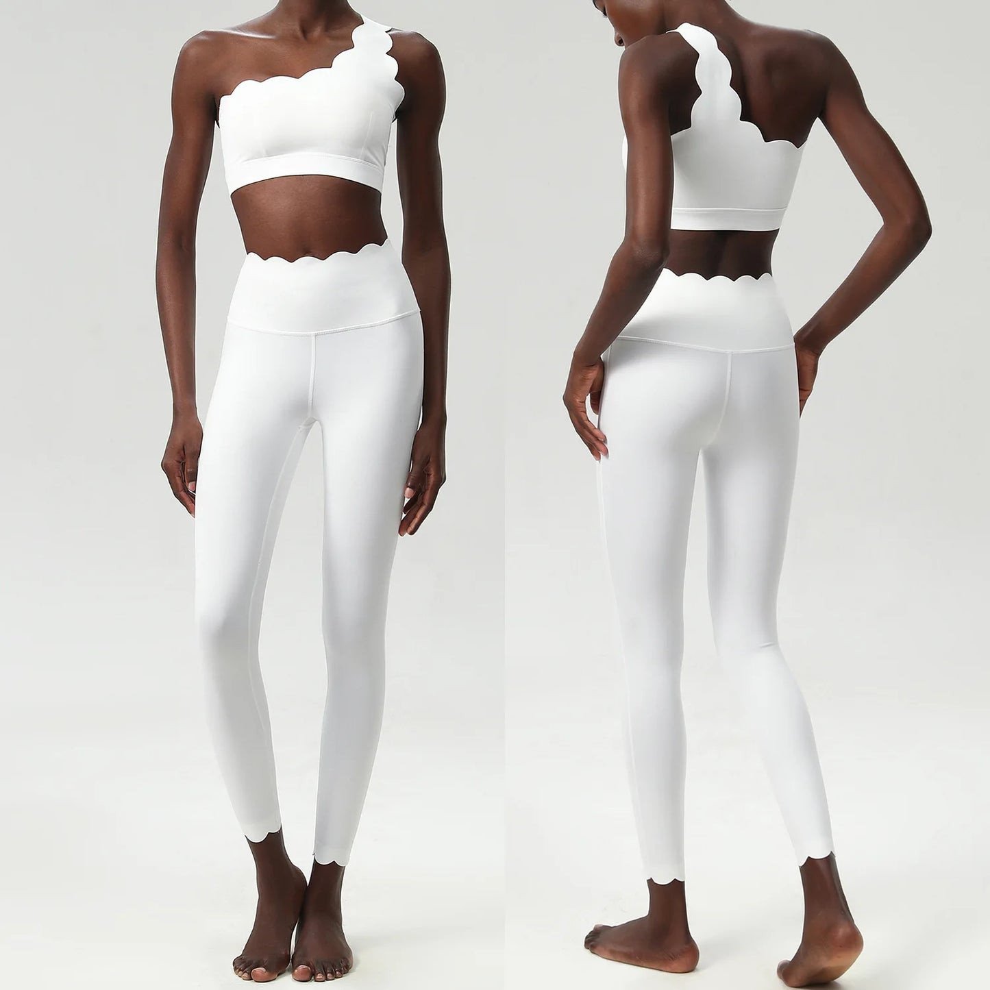 Set da yoga fitness da donna in due pezzi, morbido e burroso, da corsa, da palestra, traspirante, ad asciugatura rapida, abbigliamento sportivo femminile, da allenamento