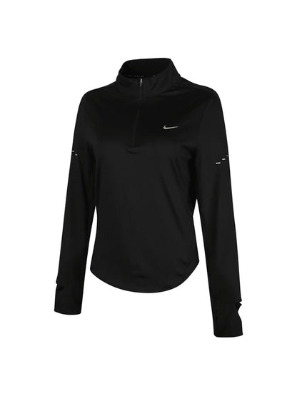NIKE SWIFT DF UV HZ TOP T-shirt sportiva casual a maniche lunghe da donna HQ0500-010
