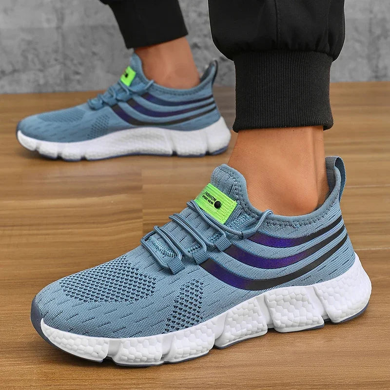 Scarpe sportive Casual da uomo Sneakers leggere e traspiranti appartamenti antiscivolo Outdoor Running Walking Tenis scarpe da Jogging atletiche