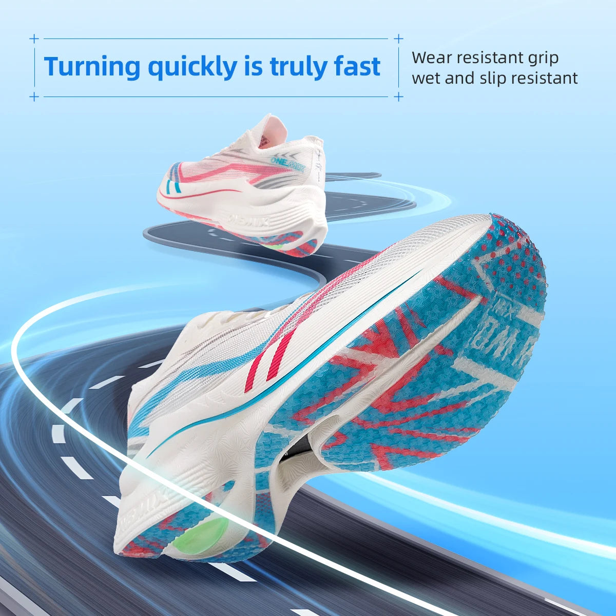 ONEMIX 2025 Nuova scarpa da corsa per maratona con piastra in carbonio Pro Tests Supporto stabile per scarpe da ginnastica ultraleggere con rimbalzo ammortizzante