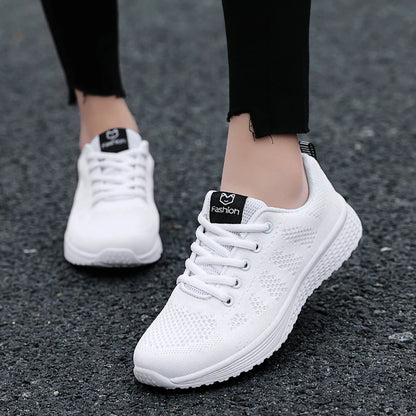 Scarpe sportive da donna Sneakers con plateau alla moda Scarpe basse da donna primavera estate Scarpe da corsa per donna Scarpe casual Mesh Jogging Tennis