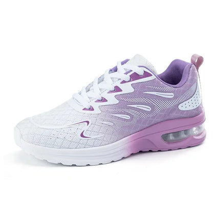 Sneaker da donna Scarpe da passeggio Scarpe sportive da tennis traspiranti con cuscino d'aria alla moda da donna
