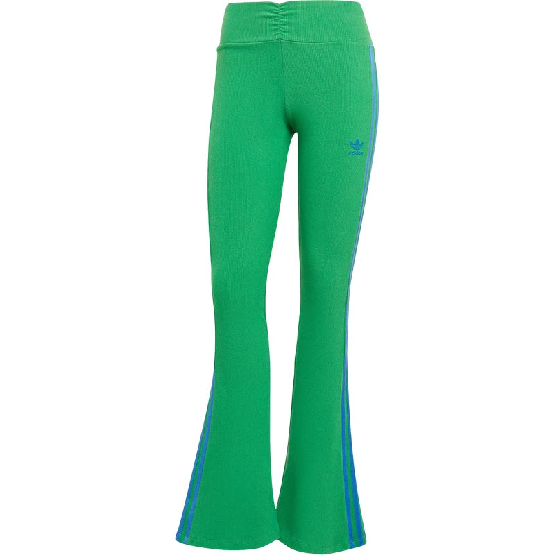 Adidas Originals Pantaloni a zampa d'elefante elastici semplici ed eleganti da donna JG8046