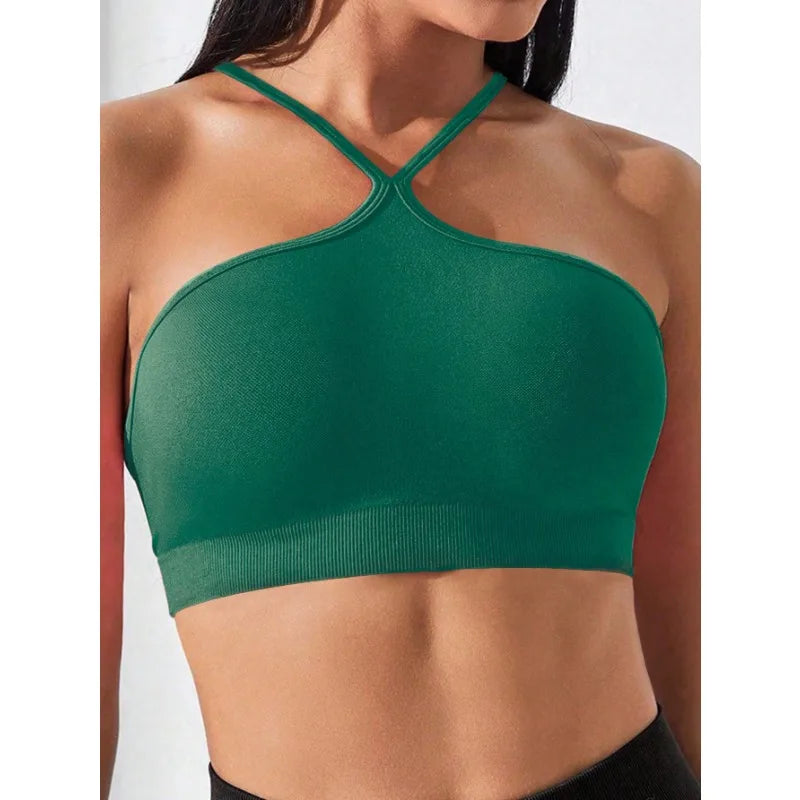 Top Sportivo Seamless Slim Fit Incrociato