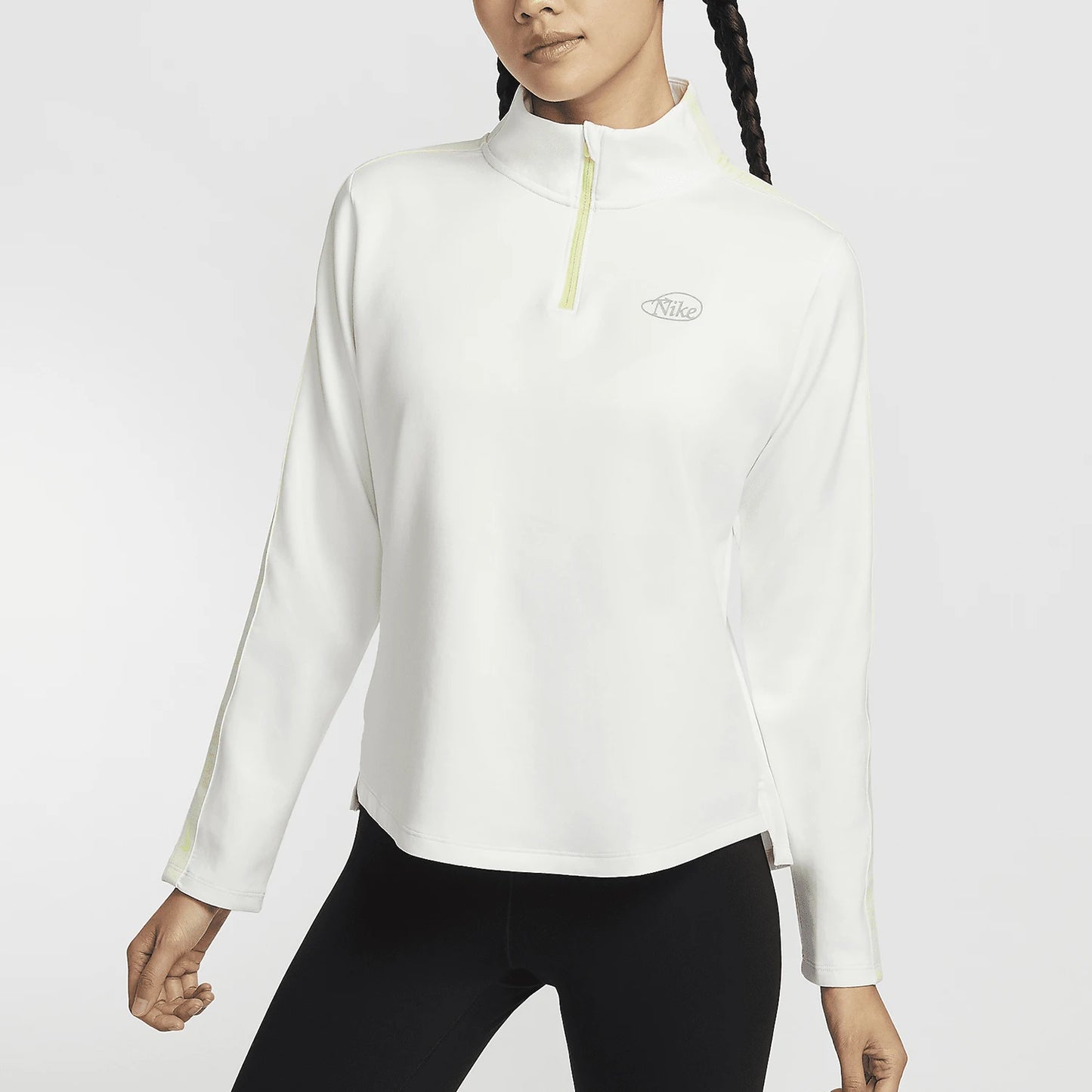 Nike ufficiale da donna sportivo colletto alla coreana mezza zip manica lunga ampia HQ4740-133