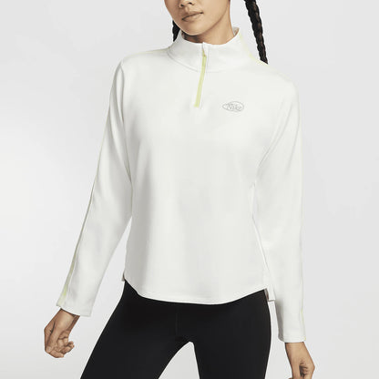 Nike ufficiale da donna sportivo colletto alla coreana mezza zip manica lunga ampia HQ4740-133