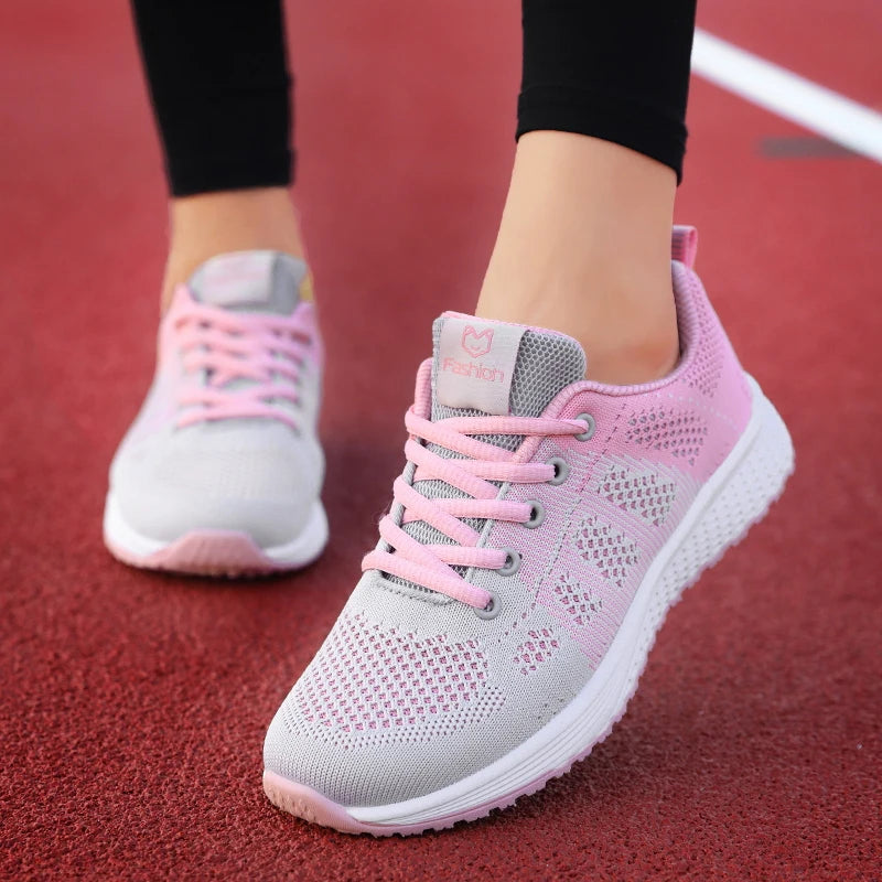 Scarpe sportive da donna Sneakers con plateau alla moda Scarpe basse da donna primavera estate Scarpe da corsa per donna Scarpe casual Mesh Jogging Tennis
