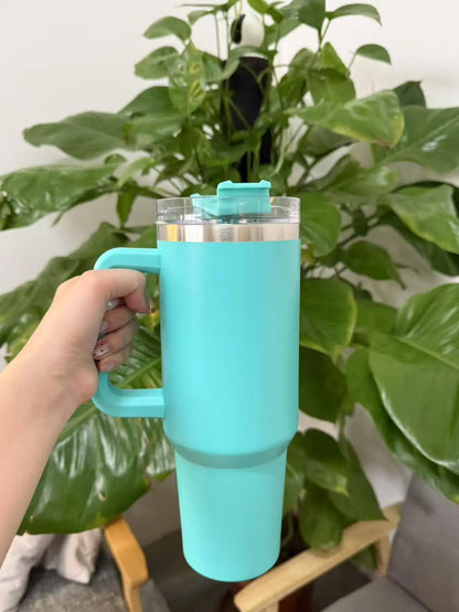 Nuovo contenitore per ghiaccio con manico da 40 once, contenitore per auto 304, contenitore grande per conservare calore e liquidi millilitro, contenitore per acqua per bevanda e colla per veicolo