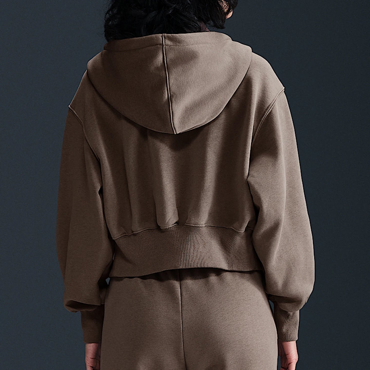 Giacca calda lavorata a maglia a vita corta da donna nuova ufficiale autentica autunno inverno Nike HJ0941-233