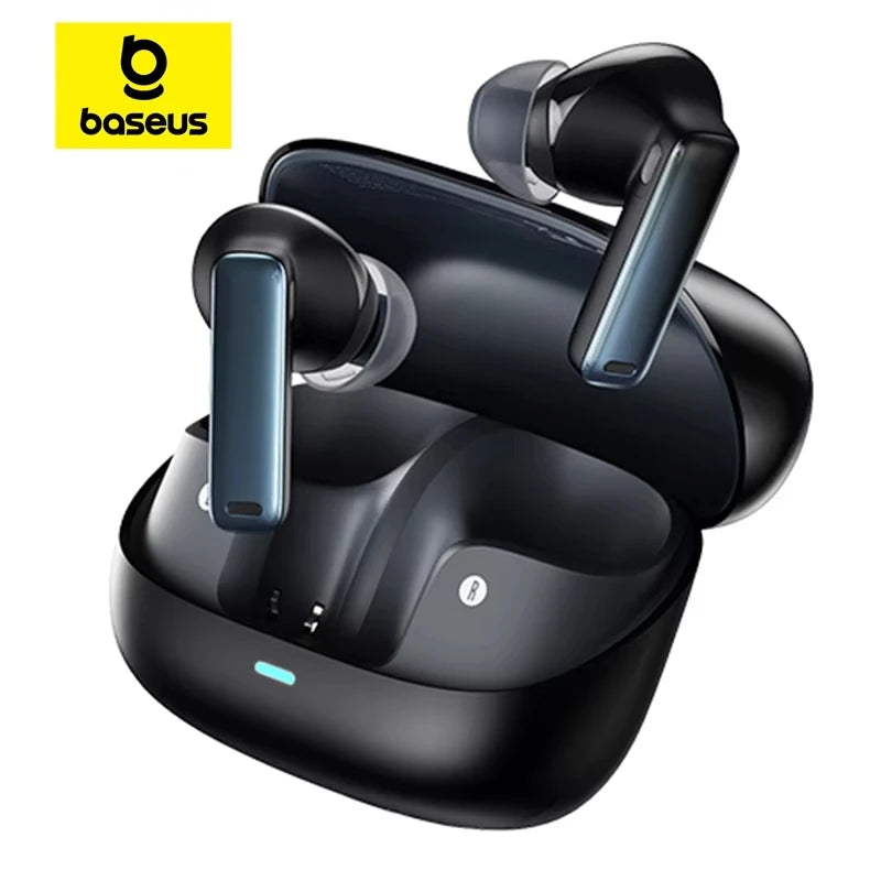 Baseus Bowie M2s Auricolare wireless -48dB Cancellazione attiva del rumore Cuffie Bluetooth 5.3 38ms Auricolari audio spaziale a bassa latenza