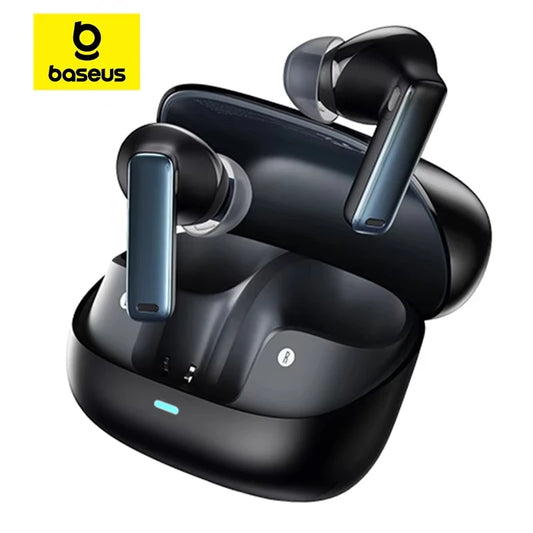 Baseus Bowie M2s Auricolare wireless -48dB Cancellazione attiva del rumore Cuffie Bluetooth 5.3 38ms Auricolari audio spaziale a bassa latenza