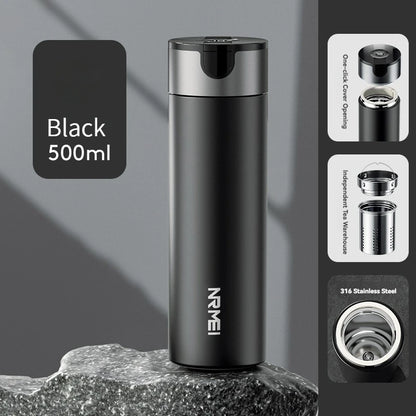 Thermos Bottiglia d'acqua Isolamento Un clic aperto Boccetta per vuoto in acciaio inossidabile Regalo per tazza da ufficio