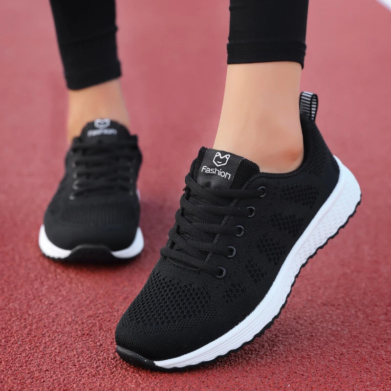 Scarpe sportive da donna Sneakers con plateau alla moda Scarpe basse da donna primavera estate Scarpe da corsa per donna Scarpe casual Mesh Jogging Tennis