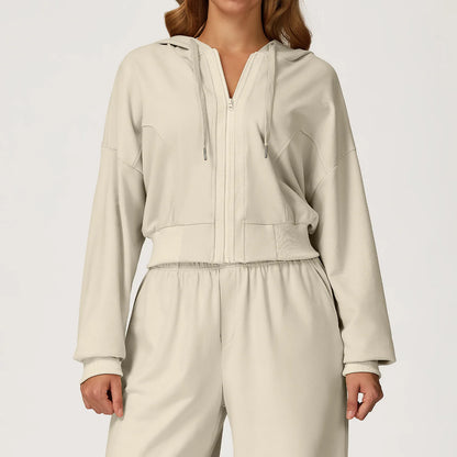 Cappotto da donna con cappuccio fitness a maniche lunghe da yoga Giacche sportive Camicie da allenamento per corsa Giacche sportive da allenamento per palestra femminile Abbigliamento sportivo