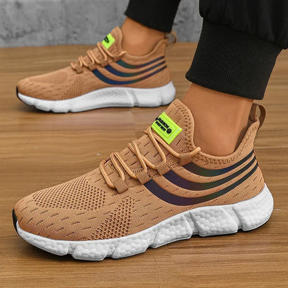 Scarpe sportive Casual da uomo Sneakers leggere e traspiranti appartamenti antiscivolo Outdoor Running Walking Tenis scarpe da Jogging atletiche