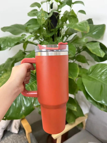 Nuovo contenitore per ghiaccio con manico da 40 once, contenitore per auto 304, contenitore grande per conservare calore e liquidi millilitro, contenitore per acqua per bevanda e colla per veicolo