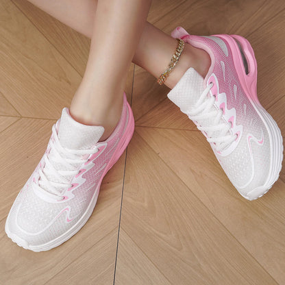 Sneaker da donna Scarpe da passeggio Scarpe sportive da tennis traspiranti con cuscino d'aria alla moda da donna