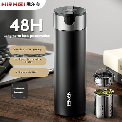 Thermos Bottiglia d'acqua Isolamento Un clic aperto Boccetta per vuoto in acciaio inossidabile Regalo per tazza da ufficio