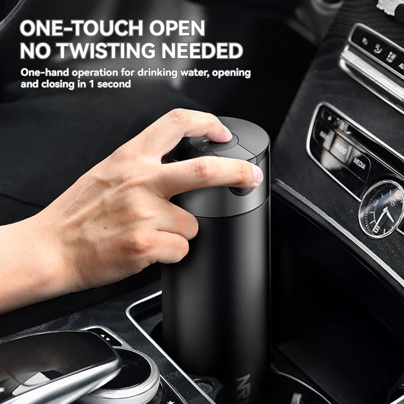 Thermos Bottiglia d'acqua Isolamento Un clic aperto Boccetta per vuoto in acciaio inossidabile Regalo per tazza da ufficio