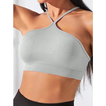 Top Sportivo Seamless Slim Fit Incrociato