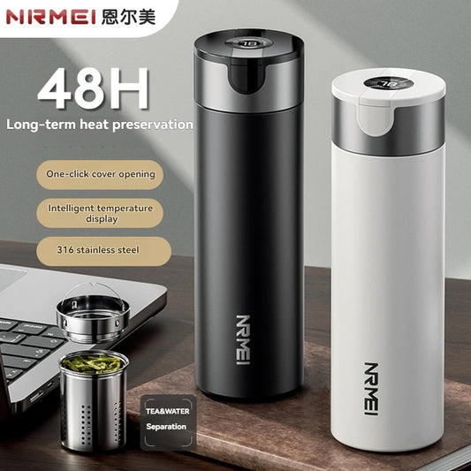 Thermos Bottiglia d'acqua Isolamento Un clic aperto Boccetta per vuoto in acciaio inossidabile Regalo per tazza da ufficio