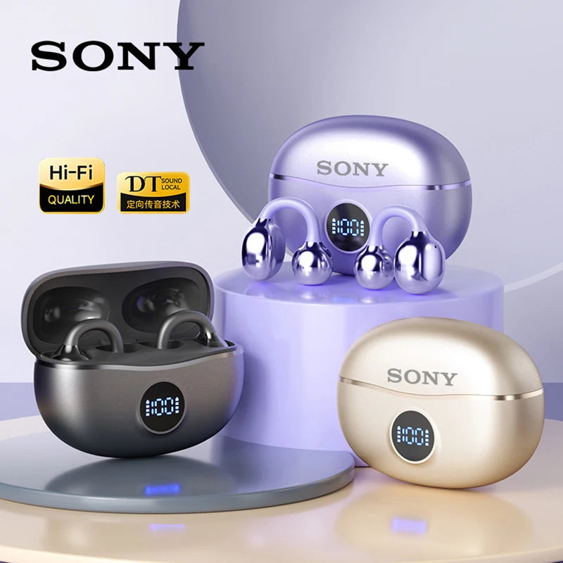 Originale SONY Ear clip OWS Wireless Bluetooth Ear Clip Cuffie sportive da gioco Cuffie HIFI Surround Sound Auricolari con microfono