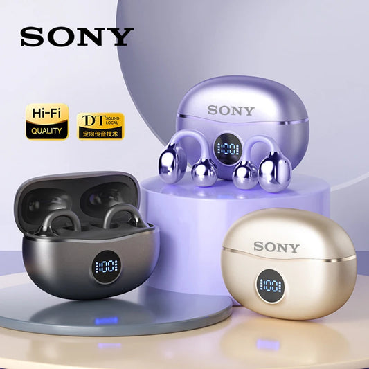 Originale SONY Ear clip OWS Wireless Bluetooth Ear Clip Cuffie sportive da gioco Cuffie HIFI Surround Sound Auricolari con microfono