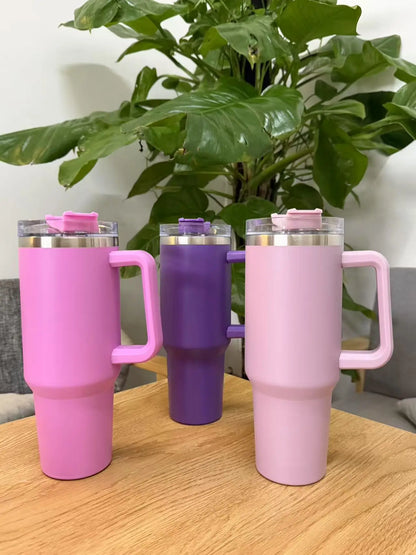 Nuovo contenitore per ghiaccio con manico da 40 once, contenitore per auto 304, contenitore grande per conservare calore e liquidi millilitro, contenitore per acqua per bevanda e colla per veicolo