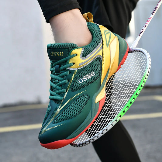 Scarpe da badminton professionali da uomo antiscivolo basse per sport all'aria aperta scarpe da allenamento tinta unita scarpe da corsa casual da uomo